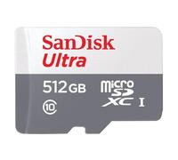 SanDisk Ultra - Carte mémoire flash (adaptateur microSDXC vers SD inclus(e)) - 512 Go - Class 10 - microSDXC UHS-I