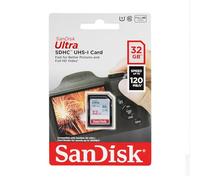 SanDisk Ultra Carte mémoire SDHC 32 Go 120 Mo/s