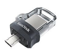 SanDisk Dual Drive Ultra m3.0 128GB pour les appareils Android et ordinateurs (SDDD3 - 128G)