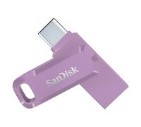 SanDisk Ultra Dual Drive Go, 64 Go Flash Drive, Clé USB C (pour Android Smartphone Stockage, Tablettes, Mac et PC, jusqu'à 300 Mo/s, Connecteurs USB Type-C et USB Type-A réversibles) Lavender
