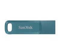 SanDisk Clé USB Ultra Dual Drive Go 128 Go USB-A/USB-C 400 Mo/s Pivotante Bleue