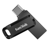 SanDisk 256 Go Ultra Dual Drive Go, Clé USB Type-C avec connecteurs USB Type-C et USB Type-A réversibles, jusqu'à 400 Mo/s, pour Smartphones, tablettes, Mac et PC, Noire
