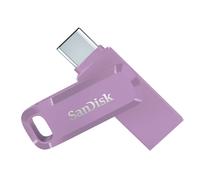 SanDisk Ultra Dual Drive Go, 64 Go Flash Drive, Clé USB C (pour Android Smartphone Stockage, Tablettes, Mac et PC, jusqu'à 300 Mo/s, Connecteurs USB Type-C et USB Type-A réversibles) Lavender