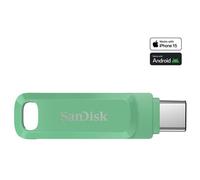 SanDisk Ultra Dual Drive Luxe - Clé USB - 256 Go - USB 3.2 Gen 1 / USB-C - vert absinthe