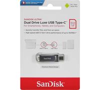 SanDisk Ultra Dual Drive Luxe - Clé USB à mémoire flash - 512 Go - USB 3.1 Gen 1 / USB-C