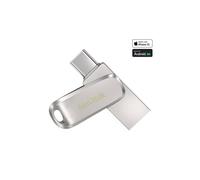 Sandisk ultra dual drive luxe - usb c 32gb 150mb/s - 3.1 gen 1 - Argenté