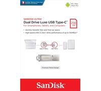 SanDisk Ultra Dual Drive Luxe - USB-Flash-Laufwerk - 256 GB - USB 3.1 Gen 1 / USB-C