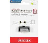 SanDisk Ultra Dual - USB-Flash-Laufwerk - 32 Go - USB 3.1 / USB-C
