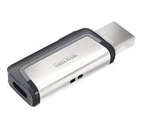 SanDisk Clé USB Ultra Dual 128 Go USB 3.1/USB-C Gris
