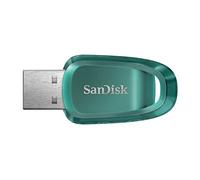 SanDisk Ultra Eco 512 Go clé USB 3.2 avec vitesse de lecture allant jusqu’à 100 Mo/s. Une clé USB fabriquée avec plus de 70 % de plastique recyclé