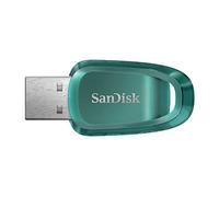SanDisk Ultra Eco 64 Go Flash Drive, Clé USB 3.2, Vitesse de lecture jusqu'à 100 Mo/s Rescue Pro Deluxe Software, Une clé USB fabriquée avec plus de 70 % de plastique recyclé
