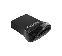 SanDisk Ultra Fit - Clé USB 1To USB-A 3.2 Gen 1, Lecture 400Mo/s, Format Compact sans Capuchon, Sécurité par Mot de Passe, Noir, Ref: SDCZ430-1T00-G46