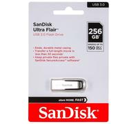 SanDisk Ultra Flair Clé USB 16GB 32GB 64GB 128GB 256GB 512GB USB 3.0 Argent
