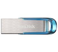 SanDisk Clé USB 3.0 Ultra Flair 32 Go corps en métal durable 150 Mo/s Bleue