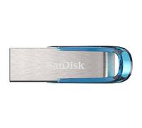 SanDisk Ultra Flair lecteur USB flash 64 Go USB Type-A 3.2 Gen 1 (3.1 Gen 1) Bleu, Argent