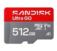 SanDisk Ultra GO - Carte mémoire flash - 512 Go - A1 / UHS-I U1 / Class10 - microSDXC UHS-I