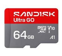 SanDisk Carte mémoire microSDXC Ultra GO 64 Go A1 V10 Jusqu'à 140 Mo/s