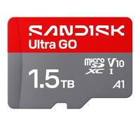 SANDISK Ultra Go Carte microSD UHS-I de 1,5 To, jusqu'à 190 Mo/s, vidéo Full HD, carte mémoire pour smartphones Android, tablettes
