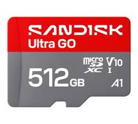 SanDisk Ultra GO microSDXC Speicherkarte 512 GB UHS-I V10 A1 190 MB/s
