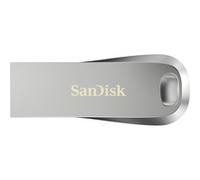 SanDisk Clé USB Ultra Luxe 64 Go, USB 3.1 jusqu'à 150 Mo/s, Argent