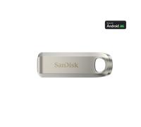 SanDisk Ultra Luxe 256 Go Flash Drive (Clé USB Type-C, Vitesse de lecture jusqu'à 400 Mo/s Connecteur Rétractable, Un boîtier en métal haut de gamme) Argent