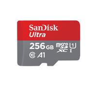 SanDisk Ultra - Carte mémoire flash (adaptateur microSDXC vers SD inclus(e)) - 256 Go - Class 10 - microSDXC UHS-I G