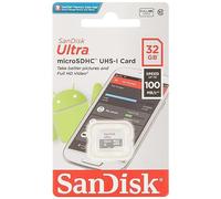 SanDisk SDSQUNR-032G-GN3MN, 32 Go, MicroSDHC, Classe 10, Class 1 (U1), Gris, Blanc