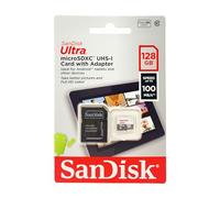 SanDisk Ultra - Carte mémoire flash (adaptateur microSDXC vers SD inclus(e)) - 128 Go - UHS-I / Class10 - microSDXC UHS-I G