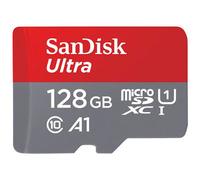 SanDisk Carte microSDXC Ultra 128 Go A1 UHS-I Cl.10 140 MB/s avec adaptateur