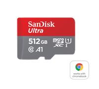 SanDisk Carte mémoire Ultra microSDXC 512Go 150Mo/s Pour Chromebooks Classe 10