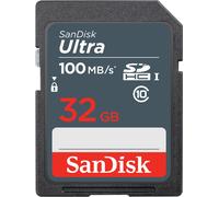 SANDISK 32 Go 100 Mo/s - Carte Mémoire SD SDHC Ultra Lite ( UHS-I U1 CLASSE 10 )