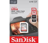 SanDisk Ultra SDXC UHS-I 64GB 140MB/s SDSDUNB-064G-GN6IN