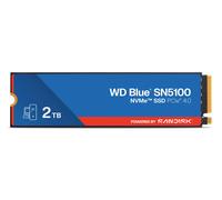 WD Blue SN5100 SSD 2 to (7 100 MB/s en Lecture, Disque SSD NVMe, M.2 2280, PCIe Gen 4.0, nCache 4.0, Technologie Sandisk 3D CBA NAND, Acronis True Image)