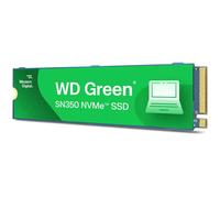 WD Green SN350 500 Go M.2 NVMe SSD, possédant une vitesse de lecture de 2 400 Mo/s et une vitesse d'écriture de 1 500 Mo/s
