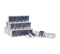 Sandmovie Lot de 100 mini mouchoirs de poche, 4 plis, format voyage