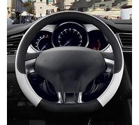 SANDNE Couvre-volant en cuir PU pour DS 3, Citroën, DS3, DS3 Crossback, antidérapant, résistant à la chaleur, protection de volant de voiture, 7 couleurs