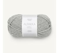 SANDNES GARN Alpakka Ull Pelote de laine 50 g/env. 100 m Couleur : Gråmelert (1042)