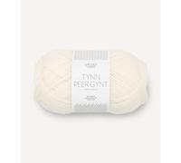 Sandnes Garn Tynn Peer Gynt env. 205 m col. 1002 hvit 50 g