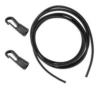 Sandow de Yacht Noir en Nylon, 1 Set, Corde Élastique