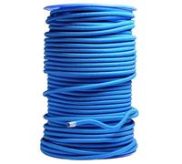 Sandow élastique professionnel Diamètre 9 mm 10 mètres linéaires Couleur BLEU Fixation Baches