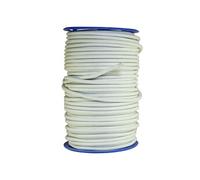 Tecplast - Sandow élastique Professionnel Diamètre 9 mm 50 mètres linéaires Couleur Blanc Fixation Baches