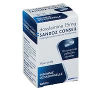 Sandoz Conseil Doxylamine Comprimé(S) 10 pc(s)