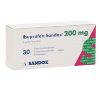 Sandoz Ibuprofène 200mg Comprimés Enrobés 30