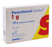 Sandoz Paracétamol 1g Comprimés Sécables 8