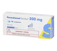 Paracétamol Sandoz® 500 mg Comprimé(S) 16 pc(s)