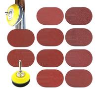 Sandpaper For Wood, Multiple Purposes Abrasive Polishing Pad Kits 80 To 3000 Grit, Grinder Attachment Variety Kit, Convenient To Use Drill Grinder Tool For Artificial Stone, Wood, Metal