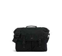 Sandqvist - Sac bandoulière 16L - Everyday Messenger Bag Black en Cuir - Noir Noir