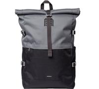 SANDQVIST Icon Rolltop Backpack L - Mixte - Noir / Gris - taille L- modèle 2025