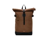 Sandqvist Sac à dos Icon Rolltop 14 pouces, 23 L, Marron, sac à dos pour ordinateur portable 14 pouces, résistant à l'eau, matériaux recyclés