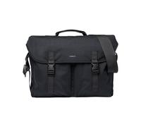Sandqvist - Sac bandoulière 16L - Everyday Messenger Bag Black en Cuir - Noir Noir